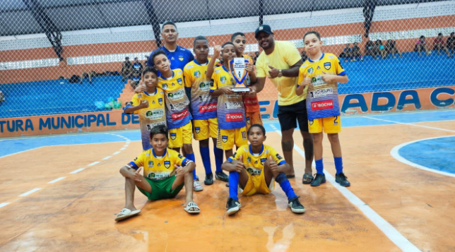 Futebol Clube da PMTO vence no sub-13 e ganha destaque no Torneio de Futsal em Arraias